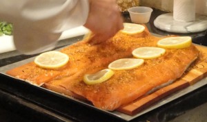 Planked Wild Salmon Preps