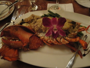 Sasso's Seafood Stuffed Lobster 